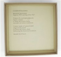 Bracciale Cameo Italiano Donna Arianna in Argento Perla BC4 - BC4